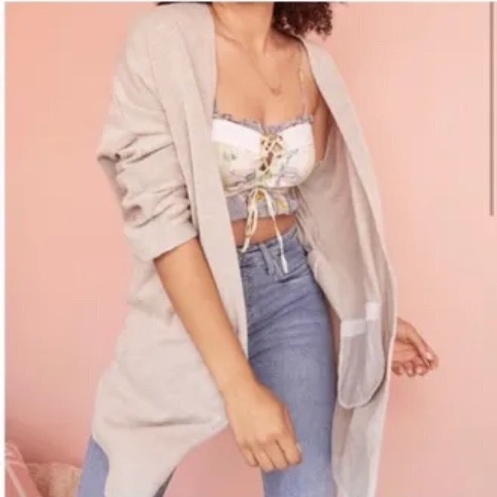 DONNI (Anthropologie) Open Front Cardigan -‎ Size OS